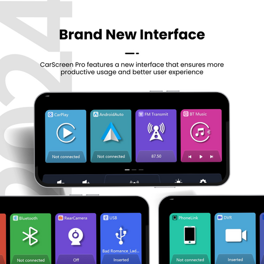 The CarScreen Pro 7.00" + FREE Rear View Camera
