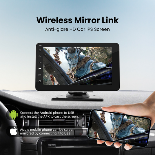 The CarScreen Pro 7.00" + FREE Rear View Camera